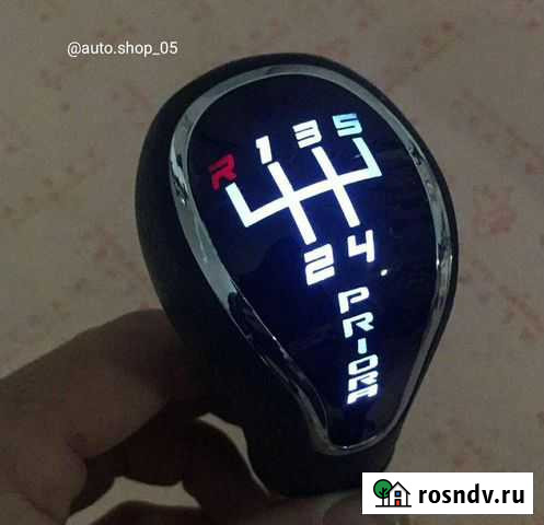 Кпп ручка с белой подстветкой на Приору Махачкала - изображение 1