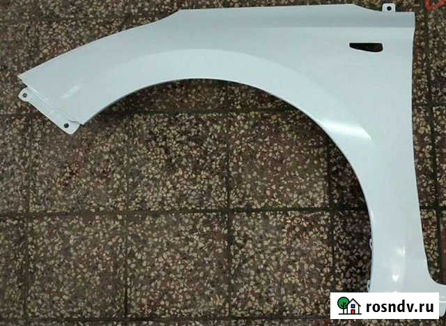 Крыло переднее левое Хендай Солярис 2 Белое Саратов - изображение 1