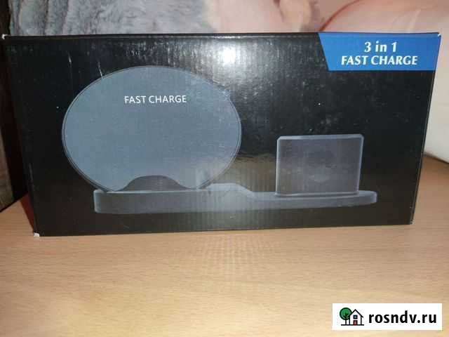 Fast charge 3 в 1 Беспроводная зарядка для iPhone Каменск-Уральский - изображение 1