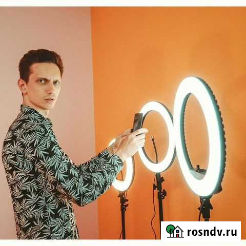 Кольцевая лампа 33 см Новосибирск - изображение 1