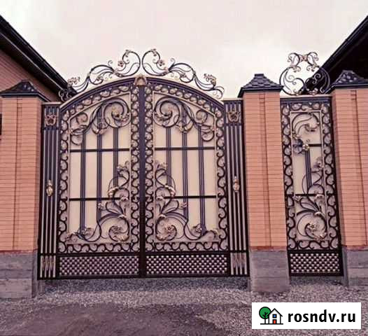Ворота кованые Гелдаган - изображение 1