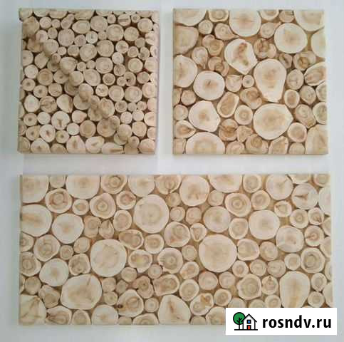 Панно из спилов можжевельника Сортавала - изображение 1