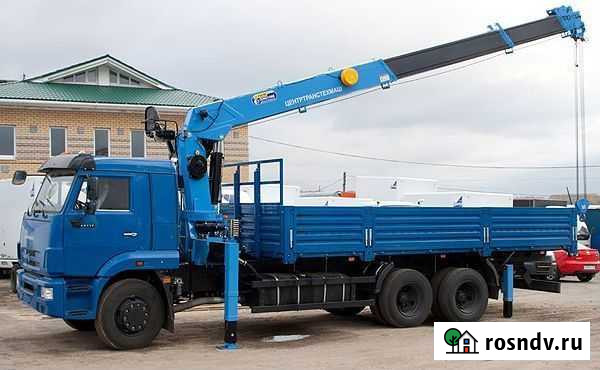 Услуги крана манипулятора на базе камаза Елец - изображение 1