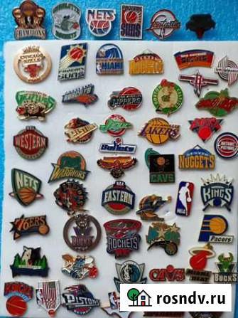 Значки спорт. Баскетбол. NBA. 53 значка Нефтеюганск - изображение 1