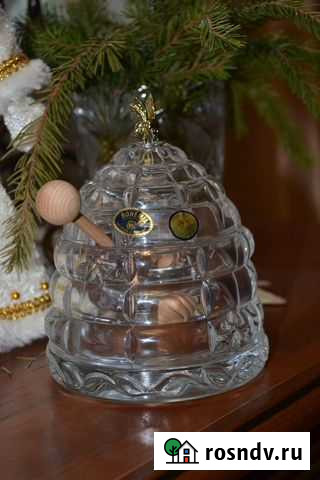 Хрустальная медовница Bohemia Пенза - изображение 1