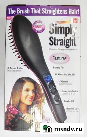 Расческа-выпрямитель simply straight ssmc4 Челябинск - изображение 1