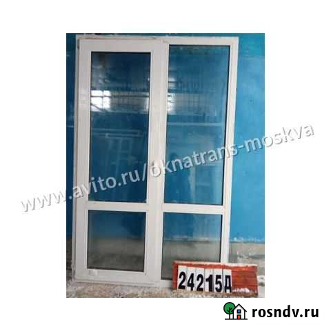 Двери пластиковые Б/У 2280(В) Х 1450(Ш) балконные Тверь - изображение 1