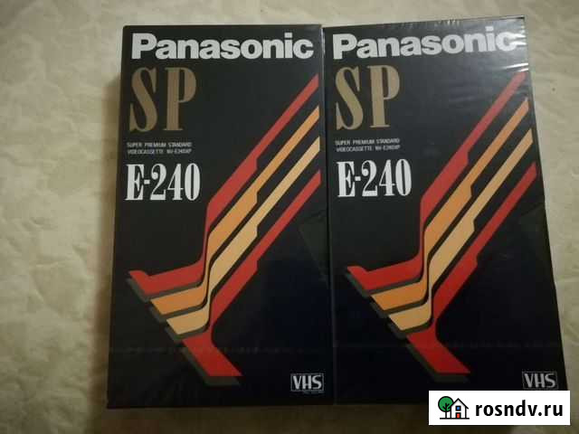 2 шт Видеокассета Panasonic SP E-240 в слюде Пенза - изображение 1