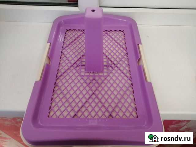 Лоток для собак со столбиком Рязань - изображение 1