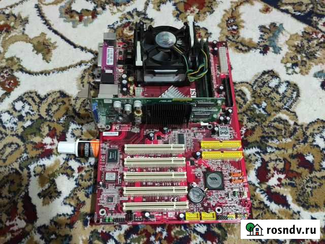 Материнка MSI ms-6799 ver:1. Процессор.оперативная Грозный - изображение 1