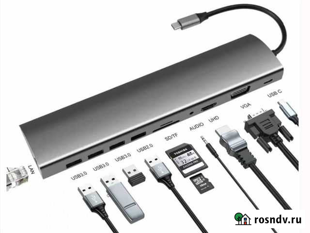 USB-концентратор для MacBook Pro / Huawei Таганрог - изображение 1