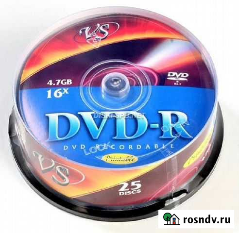 Новые диски DVD-R 4,7 Гб и CD-R 700 Мб Первоуральск - изображение 1