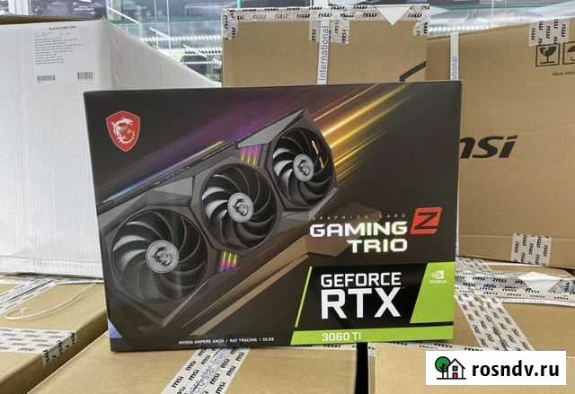 Видеокарта 3060Ti MSI gaming Z trio Самара - изображение 1