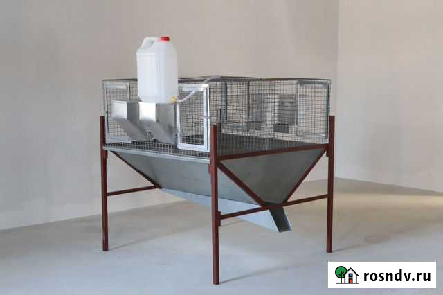 Клетка для кроликов откормочная (кро-4) Солнечногорск - изображение 1