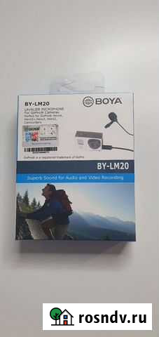 Петличный микрофон boya BY-LM20 Уфа - изображение 1