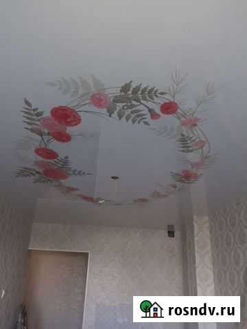 Натяжной потолок, фотопечать на кухне Волгоград - изображение 1
