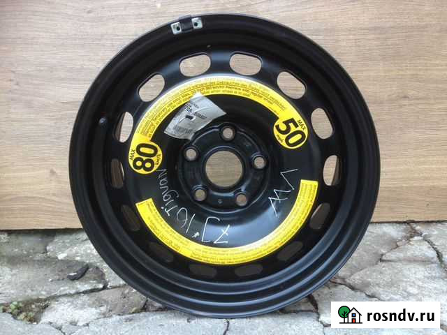 Диск новый R-16 VW /Tiguan/ штатный. 1шт Тула - изображение 1