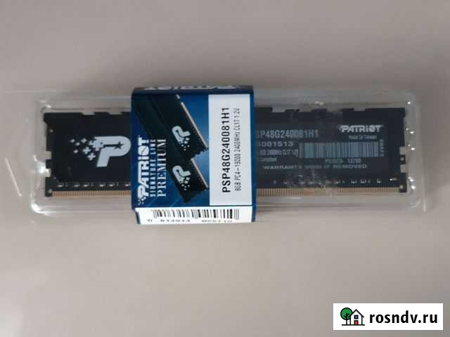 Оперативная память Patriot Memory 1x8 гб (PSP48G24 Серышево - изображение 1