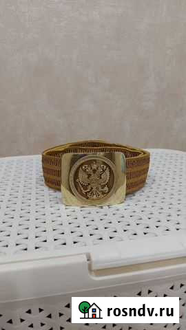 Ремень парадный генеральский с золотой нитью Рязань - изображение 1