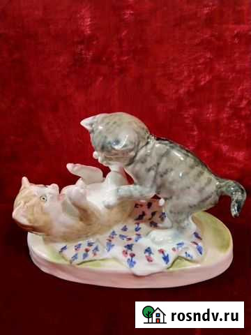 Редкая статуэтка Играющие котята, 1950е Казань - изображение 1