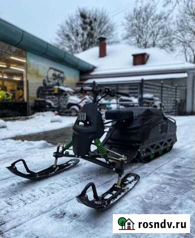 Мотобуксировщик Мухтар 15л.с. + лыжный модуль улм Калининград - изображение 1