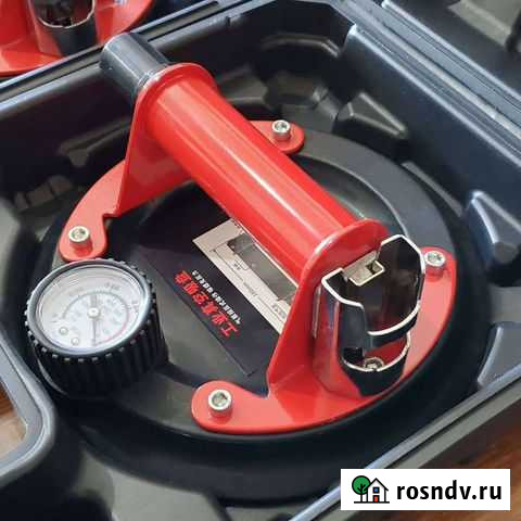 Присоска вакуумная с манометром 130кг металлическа Иркутск - изображение 1