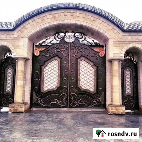 Ворота кованые Алхан-Кала - изображение 1