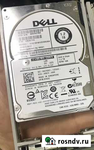 Жесткие диски 1.2Тб HUC101812CS4204 новые Санкт-Петербург - изображение 1