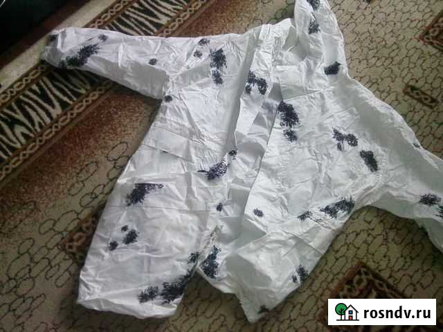 Костюм белый непромокаемый р50/4 Смоленск - изображение 1