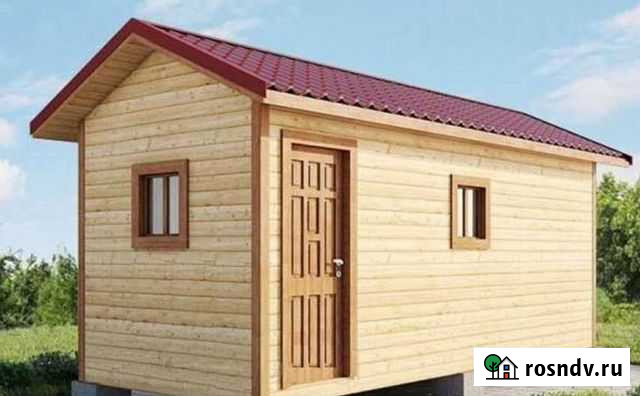 Баня из бруса лиственных пород (осина, тополь ) Бийск - изображение 1