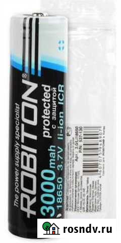 Аккумулятор Li-ion 18650 3,7V ; 54111 Уфа - изображение 1