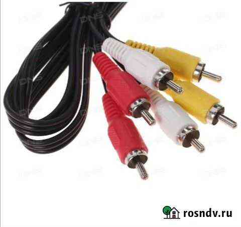 Видеошнур 3 RCA - 3 RCA Alencom 1,5мм Ростов-на-Дону