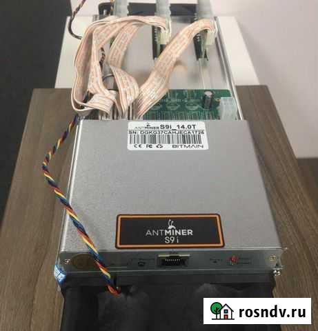 Antminer S9I 13,5 - 14,5 TH/S б/у Москва - изображение 1