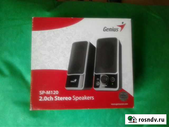 Колонки Genius стерео с усилителем Санкт-Петербург - изображение 1