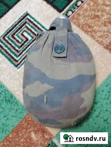 Фляжка армейская солдатская алюминиевая (СССР) Губаха - изображение 1