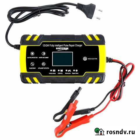 Зарядное устройство акб 12-24в, GEL, 8 ампер Чита - изображение 1