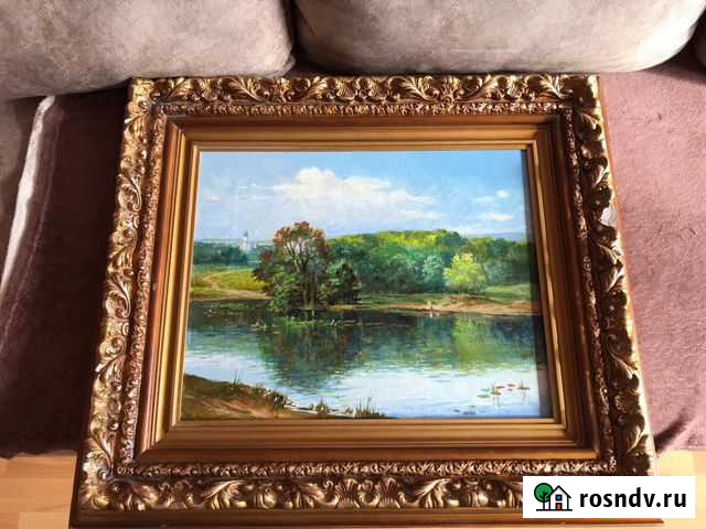 Пейзаж 1996г худ.Зеркальный Белгород - изображение 1