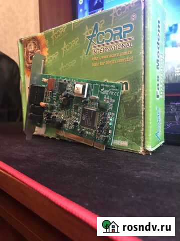 Сетевая карта Acorp conexant M56PIM-2 Нижний Новгород - изображение 1