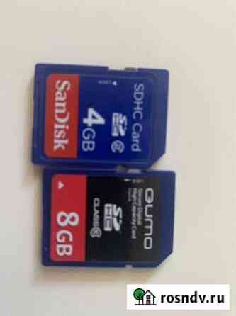 Карта памяти sdhc 4 gb 8 gb Янино-1