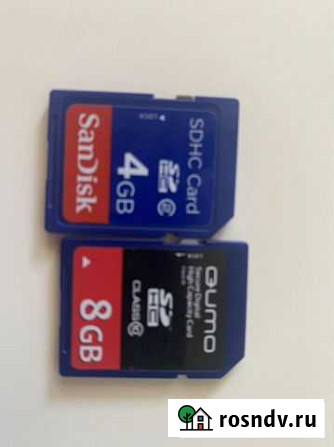 Карта памяти sdhc 4 gb 8 gb Янино-1 - изображение 1