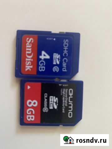 Карта памяти sdhc 4 gb 8 gb Янино-1 - изображение 1