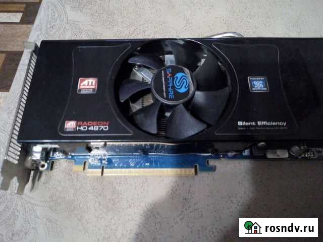 Видеокарта ATI Radeon HD 4870 1Gb Волгоград - изображение 1