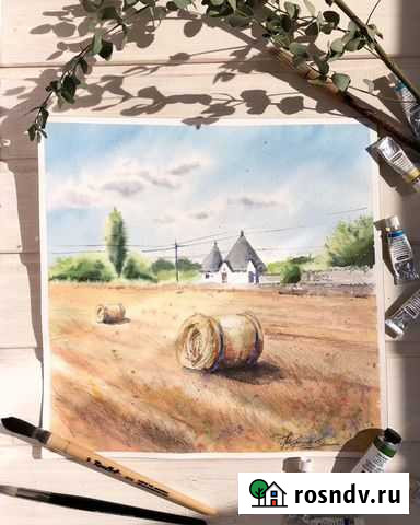 Картина акварель Нижний Новгород - изображение 1