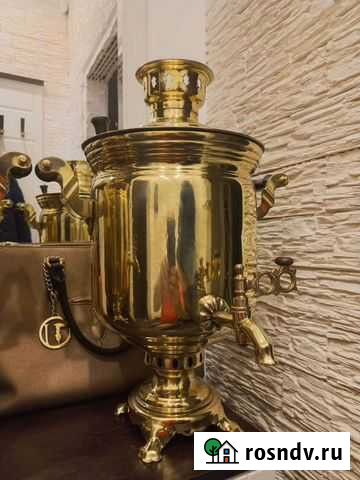 Самовар на дровах 7 литров, СССР Воронеж - изображение 1