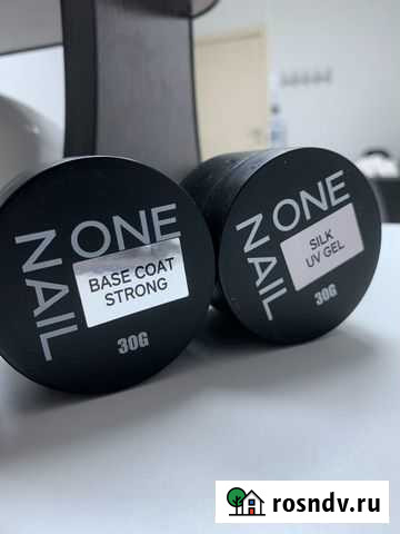 One nail База и Гель 30 мл новые в подарок блестки Хабаровск - изображение 1