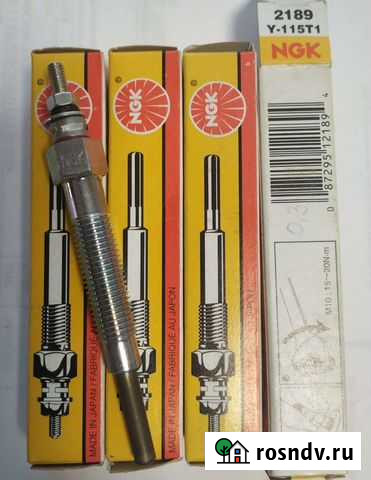 Свечи накала NGK 2189 Y-115T1 Бронницы - изображение 1