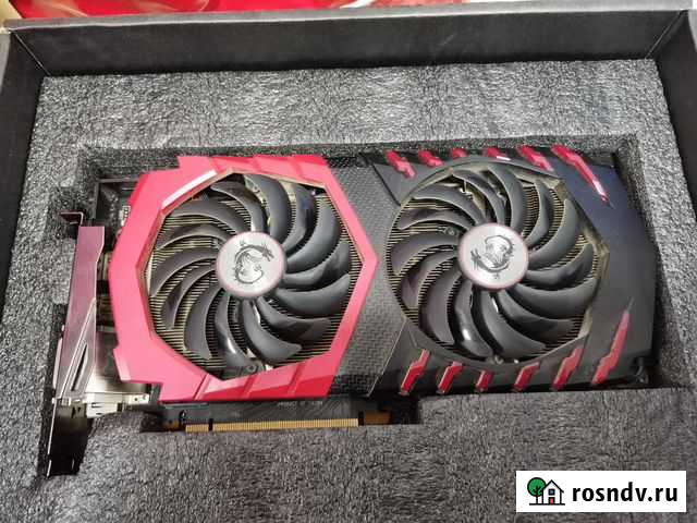 Видеокарта GeForce GTX 1070 MSI gaming X 8GB Новочеркасск - изображение 1