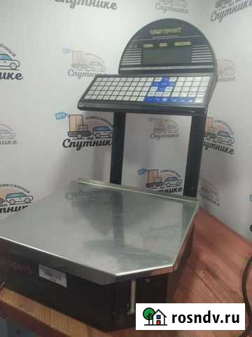 Торговые весы с чекопечатью. Доставка бесплатно Хабаровск - изображение 1