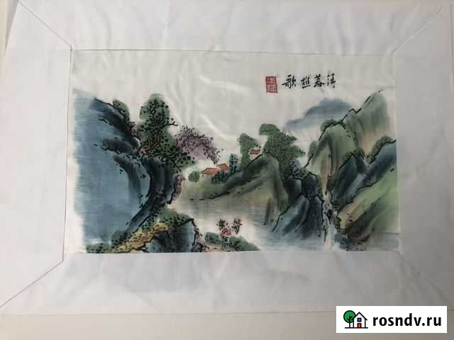 Картина на шелке, из китая Москва - изображение 1