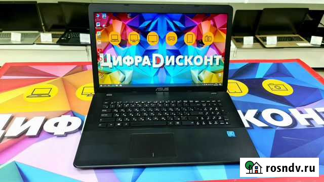 Ноутбук Asus Pentium n4200 4gb 500gb 17” Челябинск - изображение 1